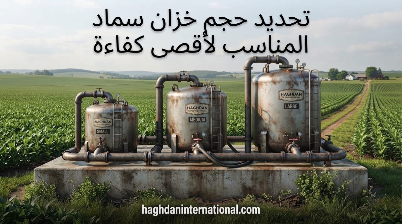 تحديد حجم خزان سماد المناسب لأقصى كفاءة